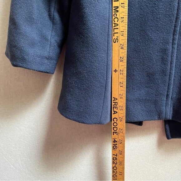 Mallia cashmere wool double breasted pea coat Sz 6 - Picture 13 of 13